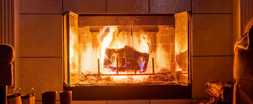 Mendota Hearth Landscape Fireplace Installation in Freeport, Illinois
