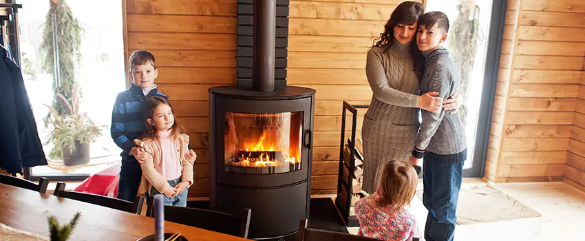 Morso Cast Iron Fireplace Insert Installation in Freeport, Illinois