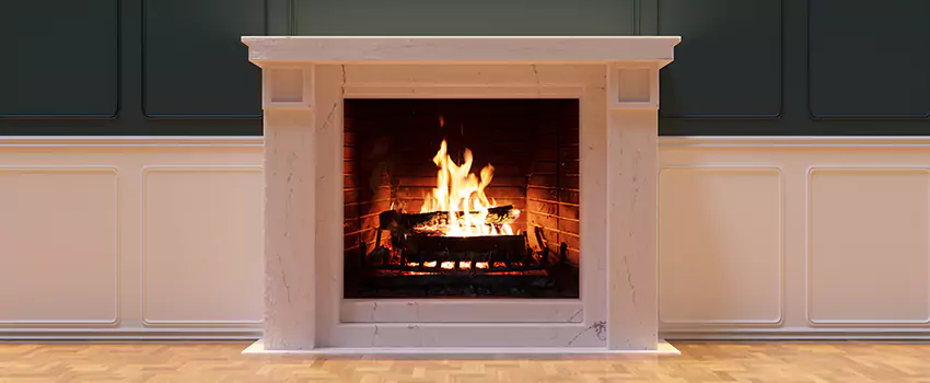 Open Flame Wood-Burning Fireplace Installation Services in Freeport, Illinois
