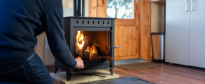 Open Hearth Wood Fireplace Installation in Freeport, IL