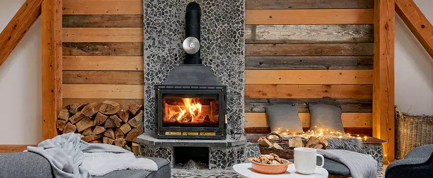 Thelin Hearth Products Direct Vent Gas Stove Fireplace Inspection in Freeport, Illinois