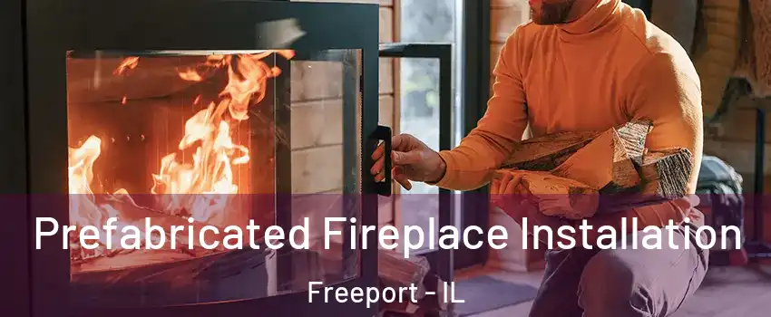  Prefabricated Fireplace Installation Freeport - IL